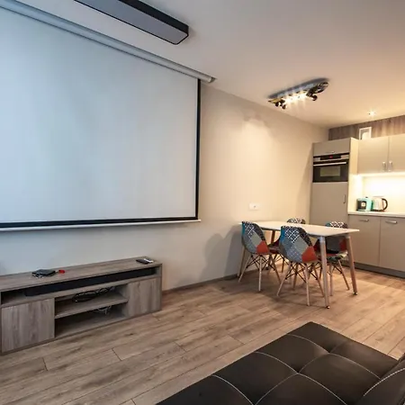 With Projector And Balcony Between Main Square And Kazimierz Quarter Daire *