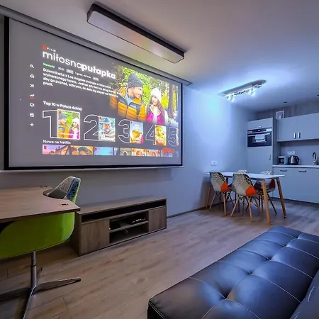 With Projector And Balcony Between Main Square And Kazimierz Quarter