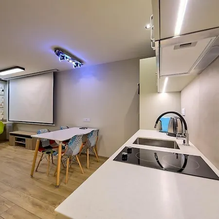 With Projector And Balcony Between Main Square And Kazimierz Quarter