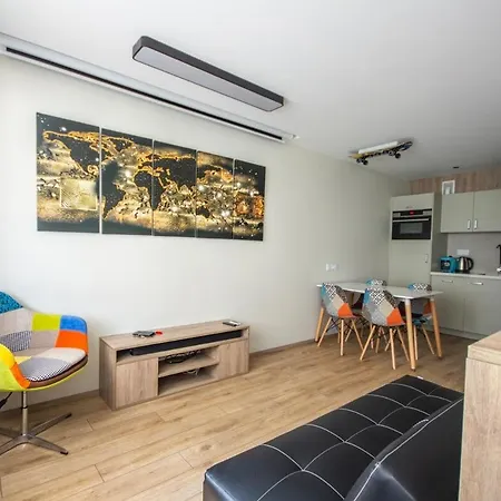 With Projector And Balcony Between Main Square And Kazimierz Quarter